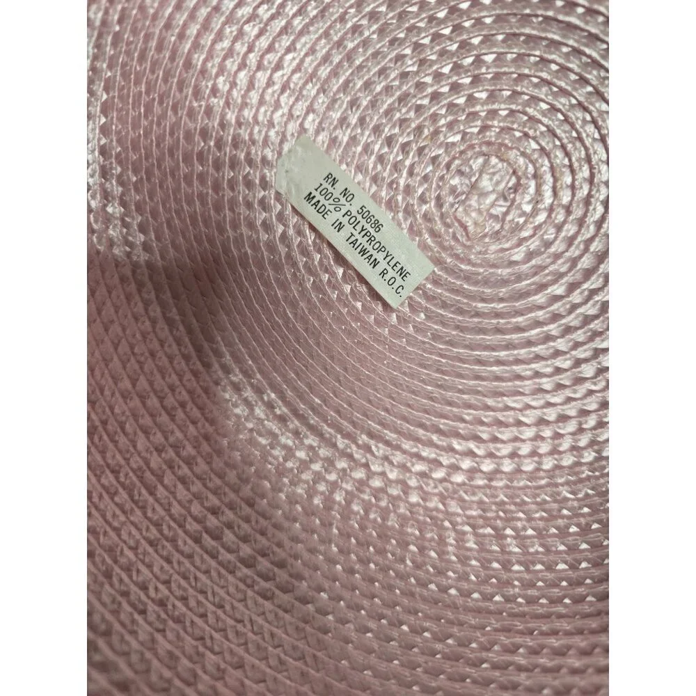 Vintage Pastel Pink Derby Church Hat Tulle - Picture 9 of 16